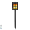 OKELI Outdoor Waterproof Ip65 Torch Light Vase Shape Led Solar Lamp Flame For Yard Path Garden